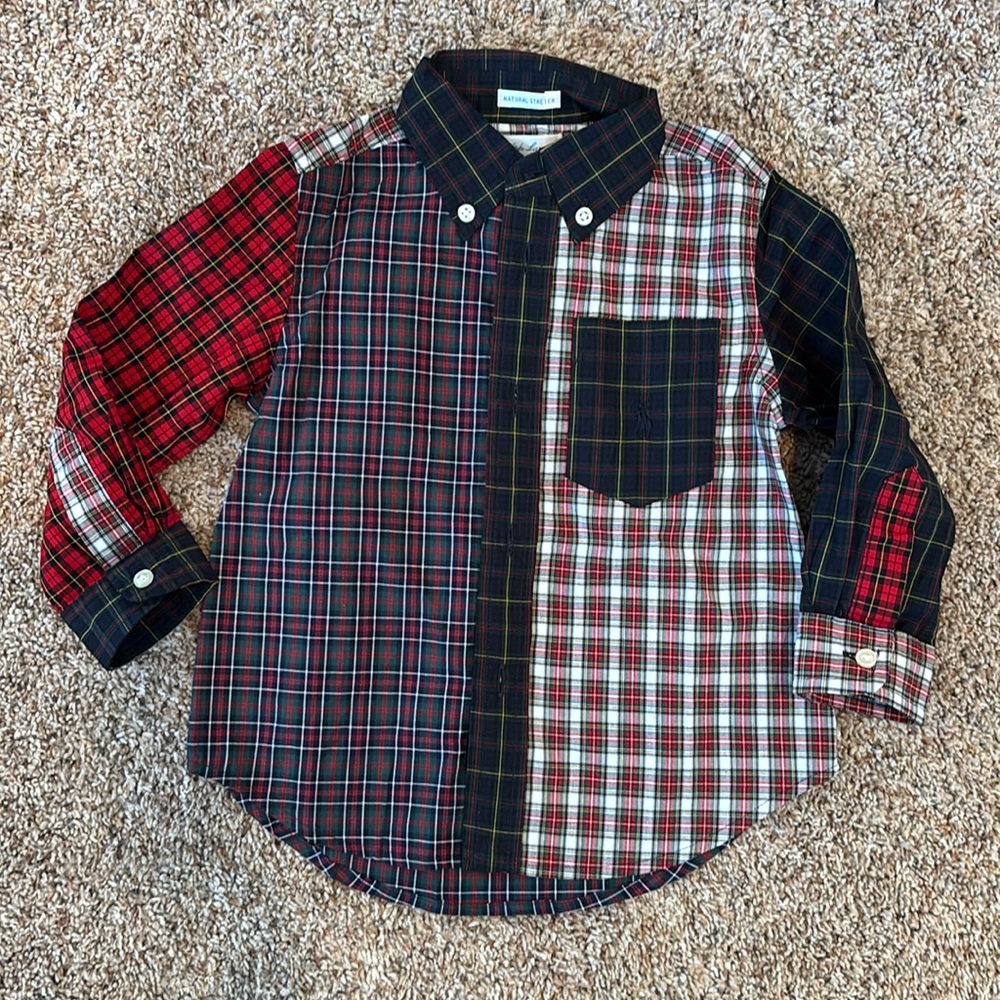 Polo Ralph Lauren Boys Plaid Fun Shirt